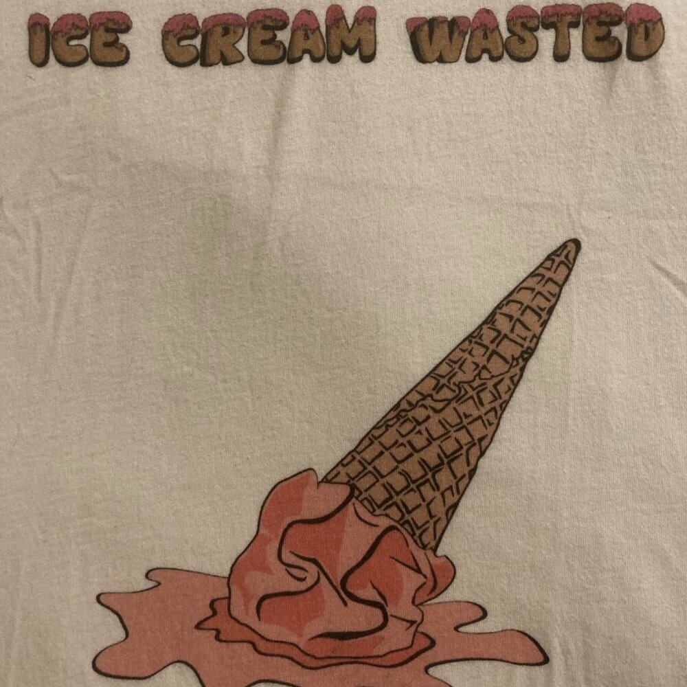 Ice cream wasted t-shirt size M
